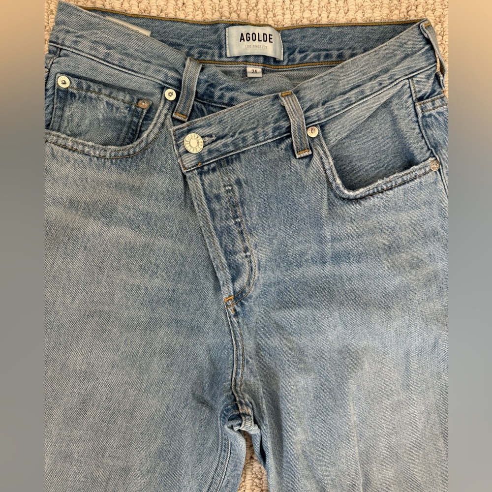 Agolde cross cross jeans. Size 24.
